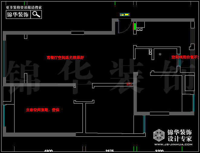 南京萬達(dá)廣場西地117平米 戶型